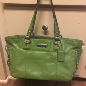 Kelly Green Coach Purse